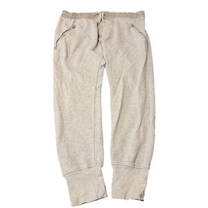 Acne Studios Mens S Gray John US13 Jogger Sweatpants Zip Pockets Cotton Comfy